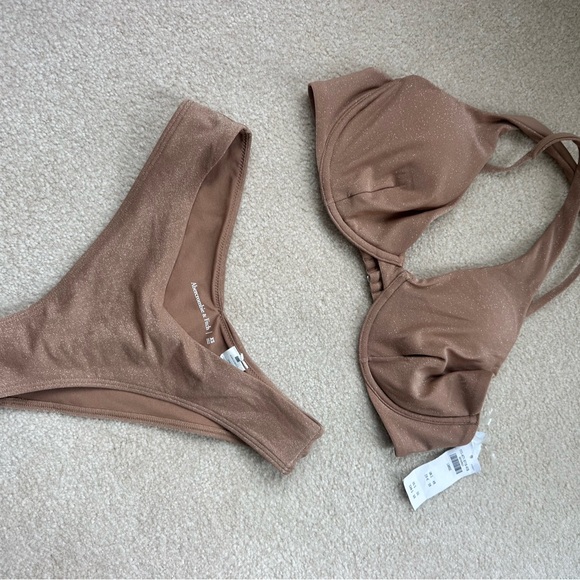 Abercrombie & Fitch Tan Bikini Swim Set - Picture 2 of 2
